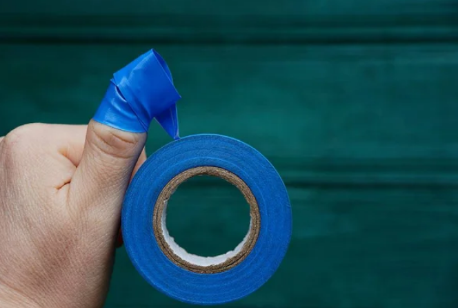 Strong blue insulating tape