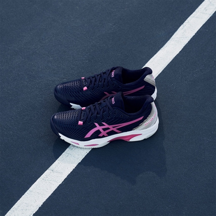 Asics Womens Solution Speed FF 2 Clay - Peacoat/Sm