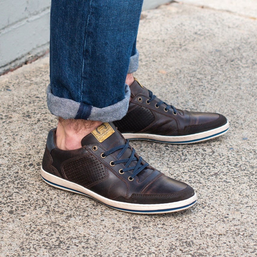 Crest Casual Shoes Dark Brown
