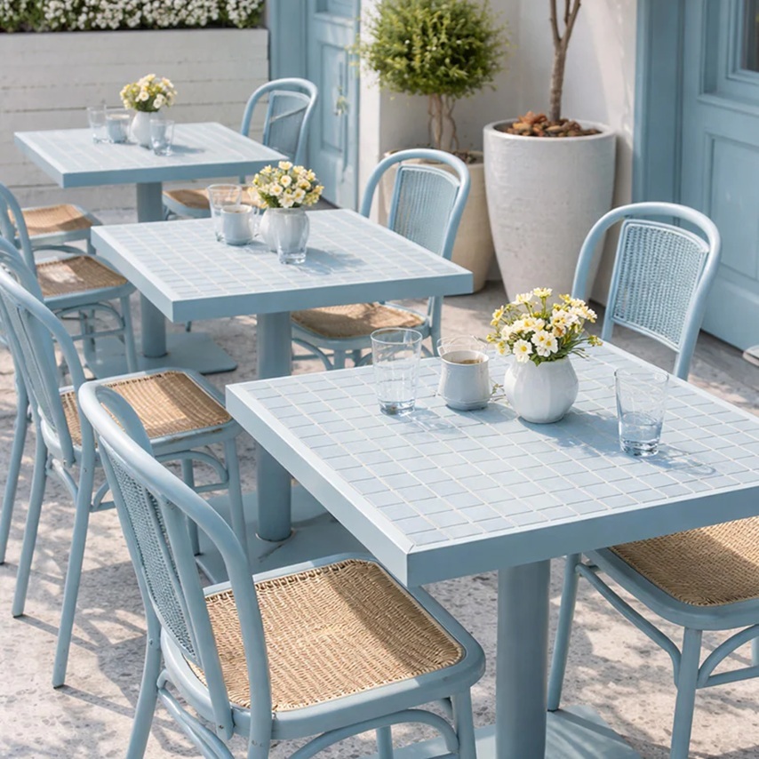 Cagliari Sky Blue Full Bodied Porcelain Mosaic